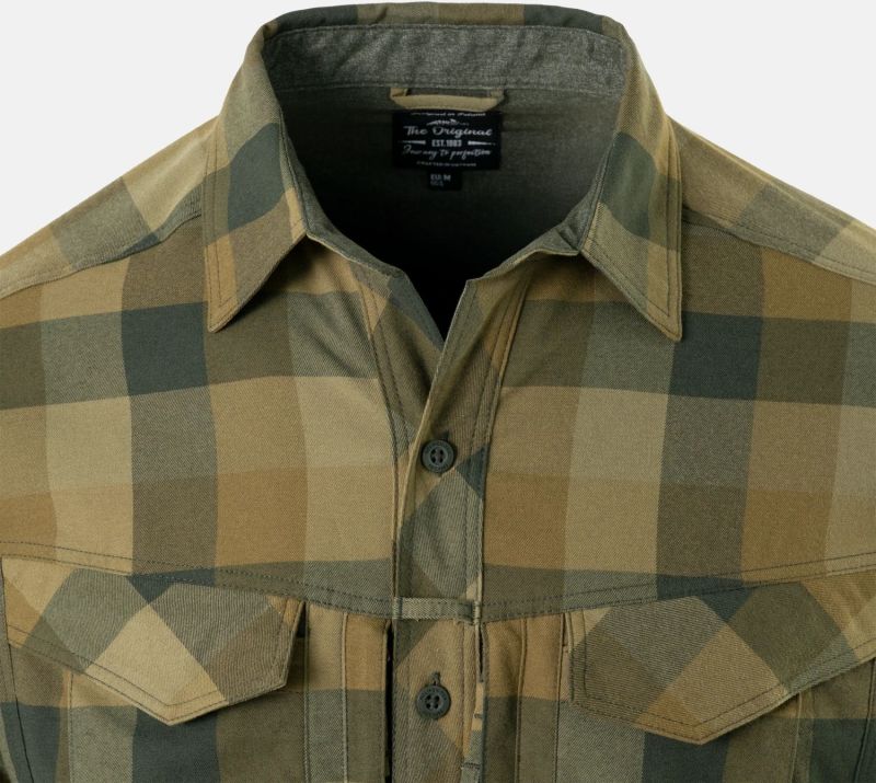 HELIKON Blúza Defender MK2 - bayou moss checkered (KO-DF2-NS-2S)
