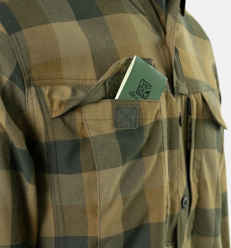 HELIKON Blúza Defender MK2 - evening pumpkin plaid (KO-DF2-NS-2R)