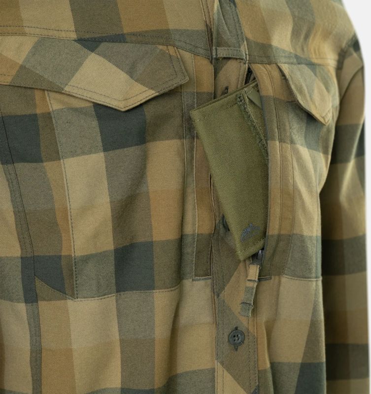 HELIKON Blúza Defender MK2 - evening pumpkin plaid (KO-DF2-NS-2R)
