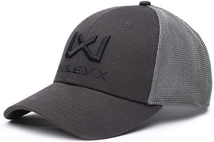 WILEY X Šiltovka Trucker Cap - dark grey / black logo