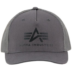 ALPHA INDUSTRIES Šiltovka Basic Trucker Cap - vintage grey / black (186902/010)