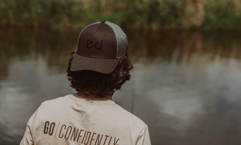 WILEY X Šiltovka Trucker Cap - dark grey / black logo