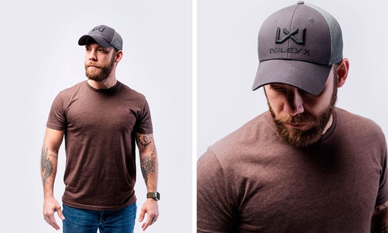 WILEY X Šiltovka Trucker Cap - dark grey / black logo