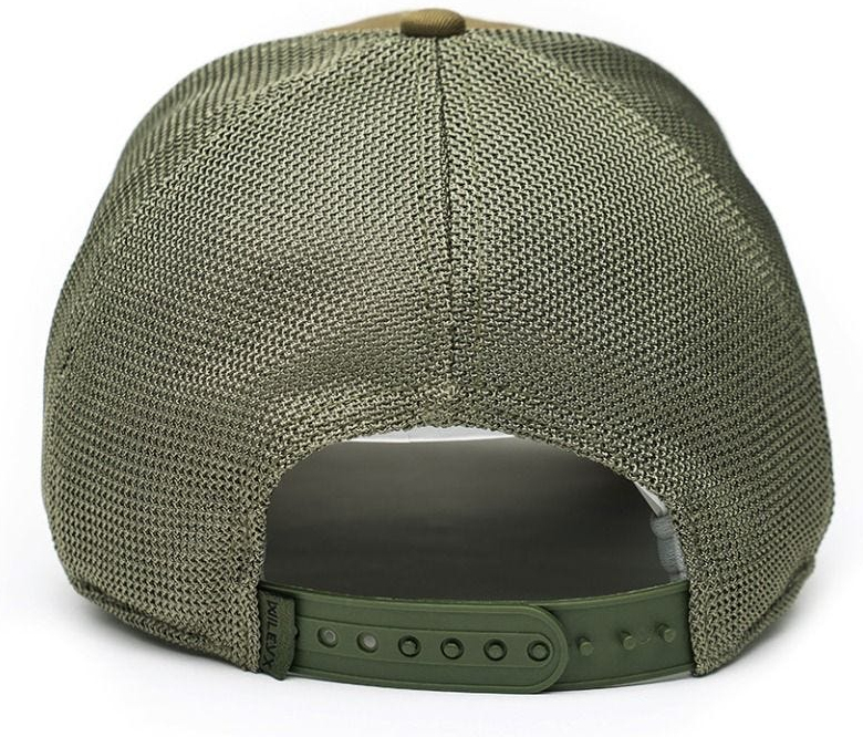 WILEY X Šiltovka Trucker Cap - olive green / tan logo