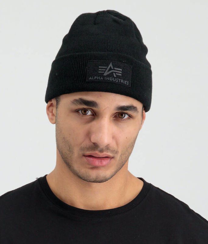 ALPHA INDUSTRIES Čiapka VLC Beanie - čierna (118943/03)