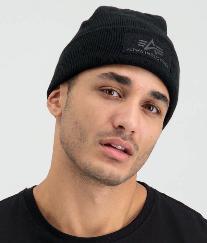 ALPHA INDUSTRIES Čiapka VLC Beanie - čierna (118943/03)