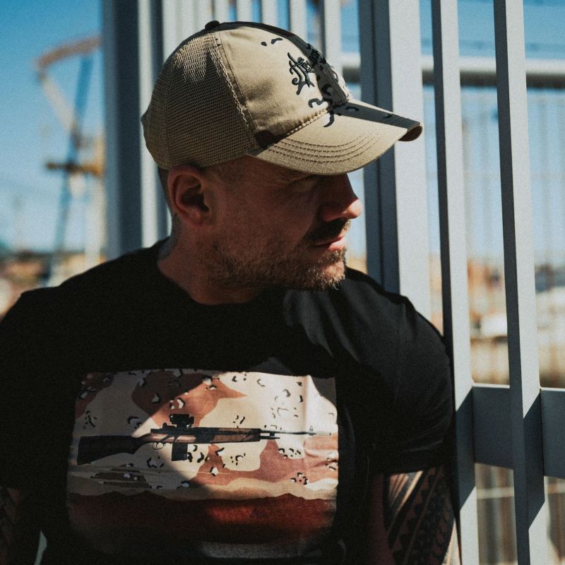 HELIKON Baseball šiltovka Desert Refresh Trucker Cap - 6 color desert (CZ-TDR-PR-6C)