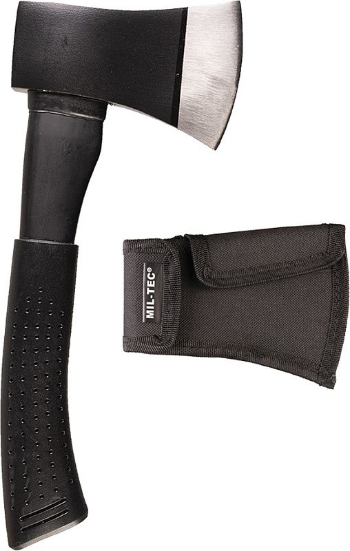 MILTEC Sekera s puzdrom - čierna (15506002)