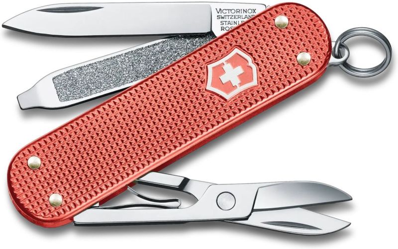 VICTORINOX Zatvárací nôž CLASSIC SD ALOX LE 2025 - stone red (0.6221.L25)