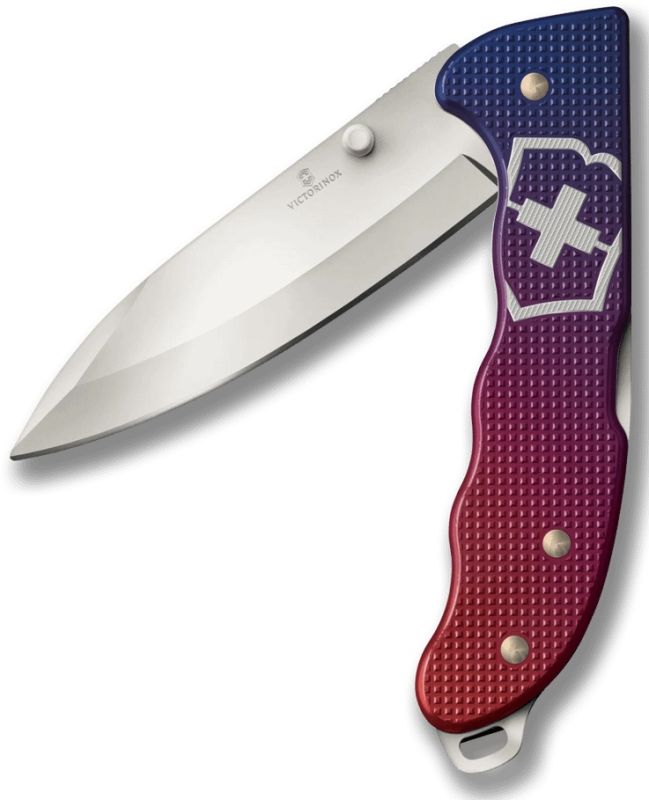 VICTORINOX Zatvárací nôž HUNTER PRO EVOKE ALOX - blue / red (0.9411.D221)