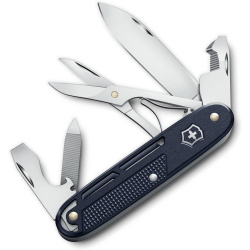 VICTORINOX Zatvárací nôž SYNERGY X ALOX 93mm - dark blue (0.8226.22)