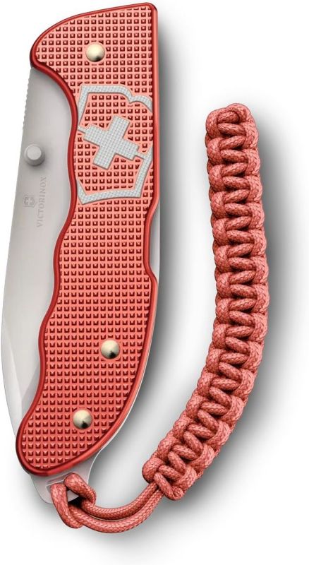 VICTORINOX Zatvárací nôž EVOKE ALOX LE 2025 - stone red (0.9415.L25)
