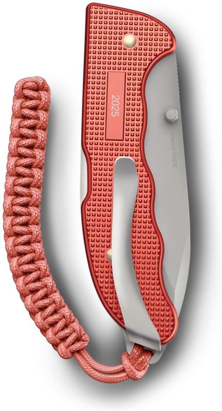 VICTORINOX Zatvárací nôž EVOKE ALOX LE 2025 - stone red (0.9415.L25)