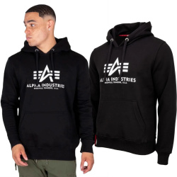 ALPHA INDUSTRIES Mikina Basic Hoody BL - black (178312/03)