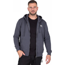ALPHA INDUSTRIES Mikina Basic Zip Hoody - greyblack (118342/136)
