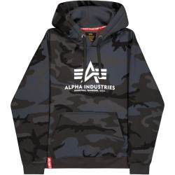 ALPHA INDUSTRIES Mikina Basic Hoody BL Camo - black camo (178312C/125)