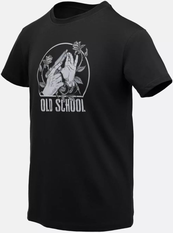 HELIKON Tričko Old school - black (TS-OLS-CO-01)