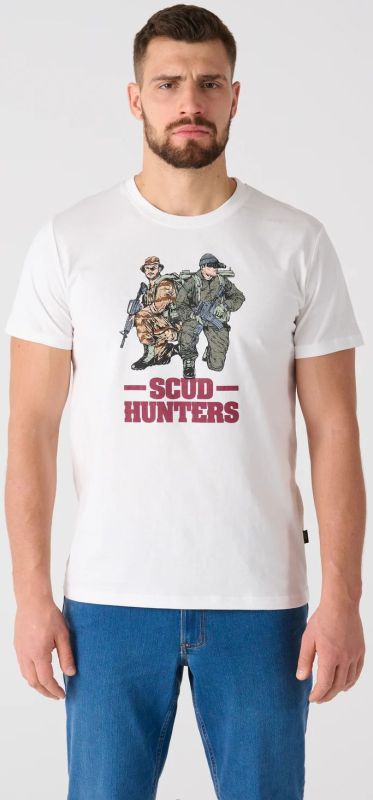HELIKON Tričko Scud Hunters - white (TS-SHN-CO-20)