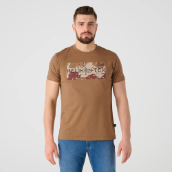 HELIKON Tričko H-Tex&Camo - mud brown (TS-CAR-CO-60)