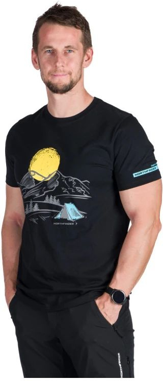 NORTHFINDER Tričko BIRGER - black (108266-269)