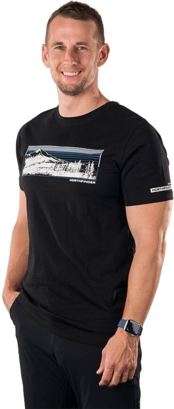 NORTHFINDER Tričko BARTOLOM - black (108608-269)