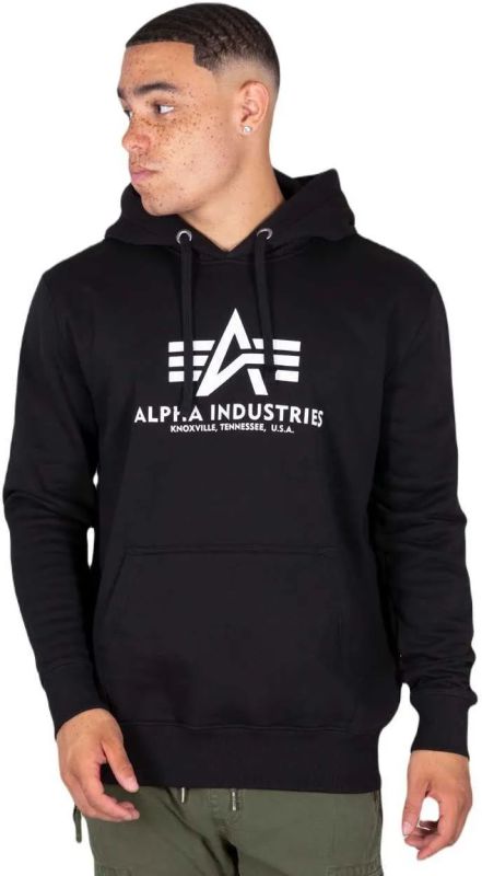 ALPHA INDUSTRIES Mikina Basic Hoody BL - black (178312/03)