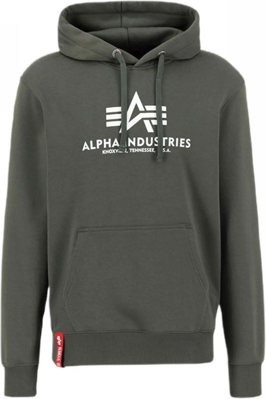 ALPHA INDUSTRIES Mikina Basic Hoody BL - dark olive (178312/142)