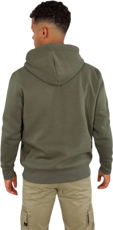 ALPHA INDUSTRIES Mikina Basic Hoody BL - dark olive (178312/142)