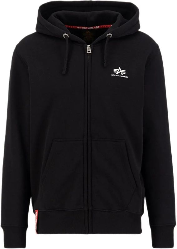 ALPHA INDUSTRIES Mikina Basic Zip Hoody - black (118342/03)