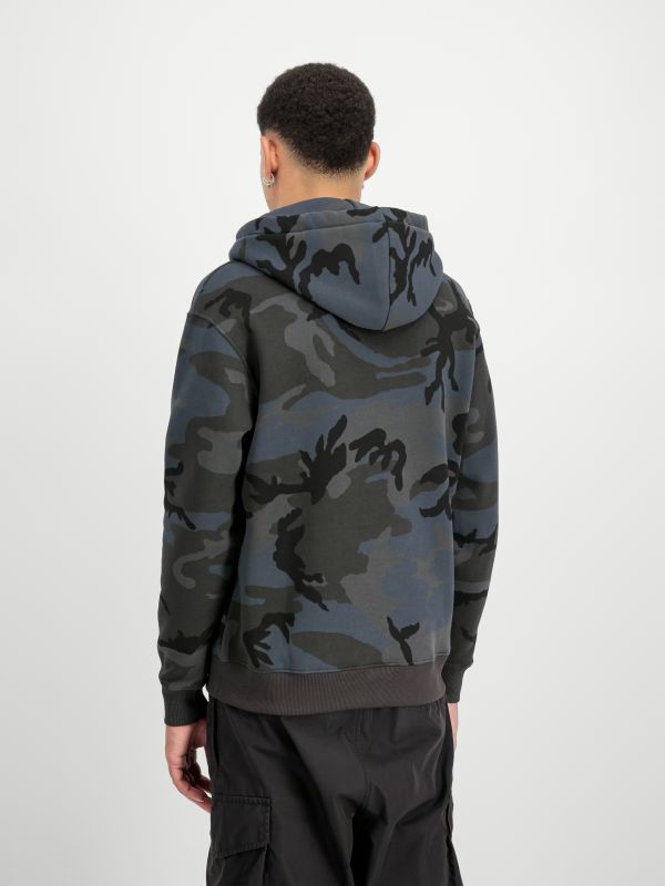 ALPHA INDUSTRIES Mikina Basic Hoody BL Camo - black camo (178312C/125)