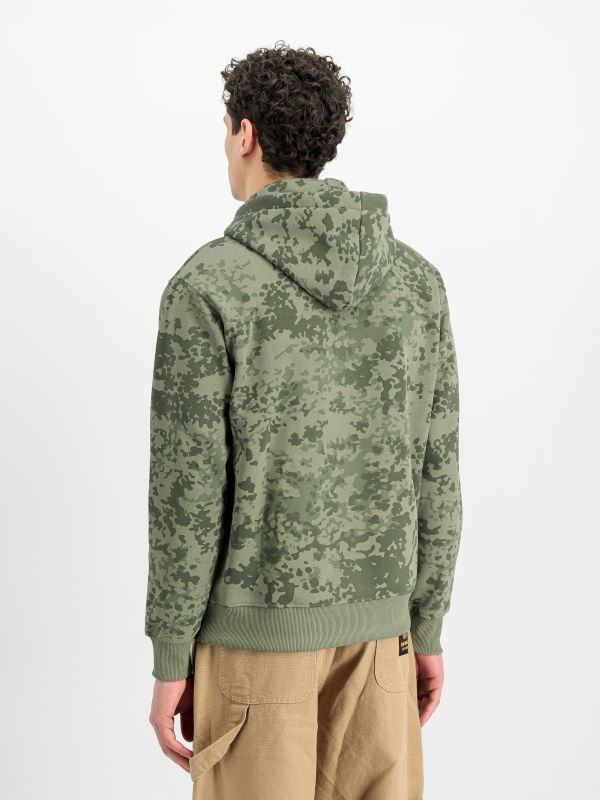 ALPHA INDUSTRIES Mikina Basic Hoody BL Camo - M48 forest camo (178312C/905)