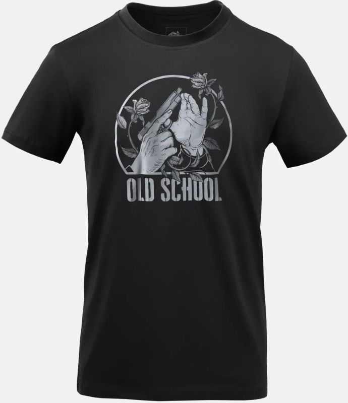 HELIKON Tričko Old school - black (TS-OLS-CO-01)