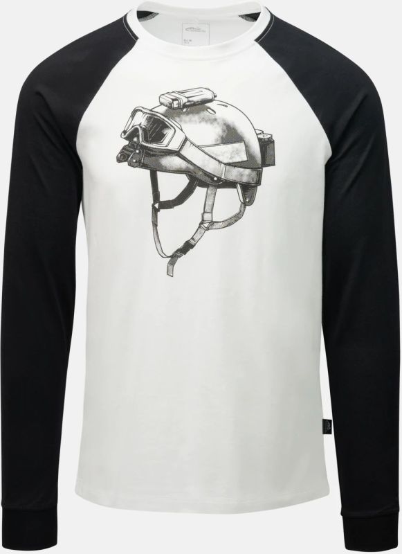 HELIKON Tričko dlhý rukáv Delta Helmet - white (TS-DHT-CO-20)
