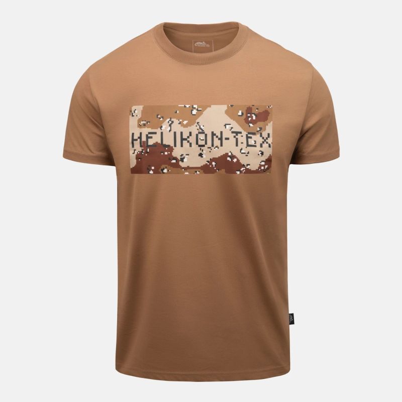 HELIKON Tričko H-Tex&Camo - mud brown (TS-CAR-CO-60)