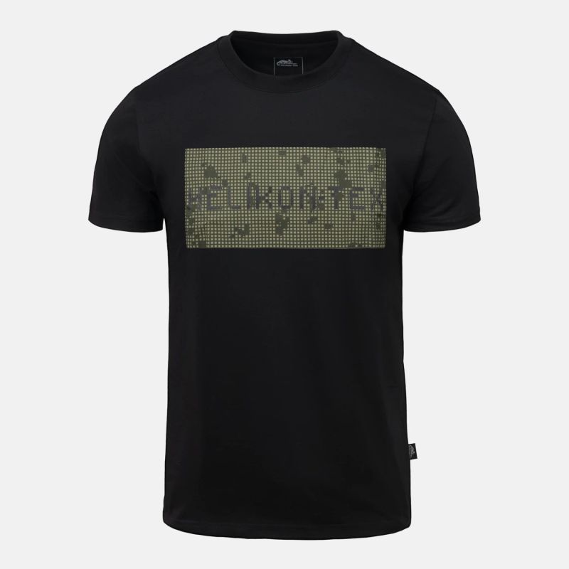 HELIKON Tričko H-Tex&Camo - black (TS-CAR-CO-01)