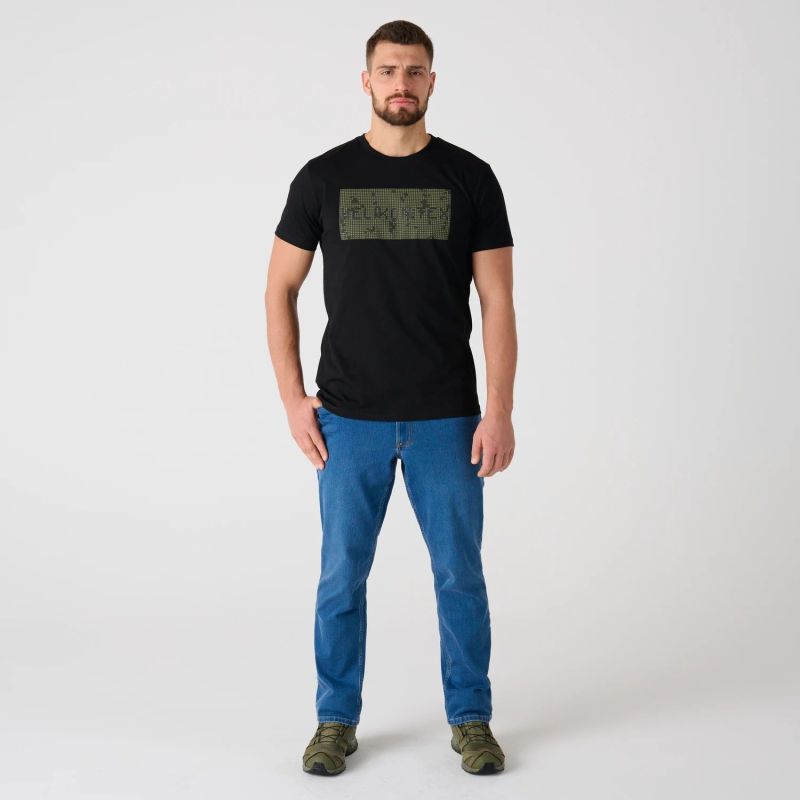 HELIKON Tričko H-Tex&Camo - black (TS-CAR-CO-01)