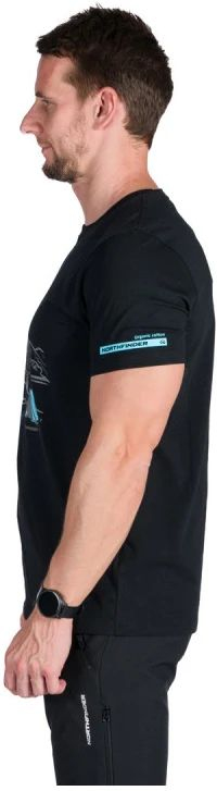 NORTHFINDER Tričko BIRGER - black (108266-269)