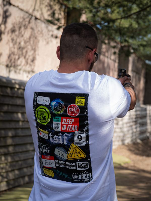 FALCONCLAW Tričko TSIF - white