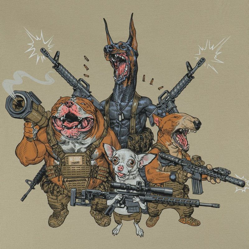 M-TAC Tričko Rex team - tan (80085003)