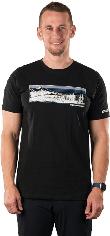 NORTHFINDER Tričko BARTOLOM - black (108608-269)