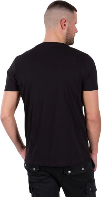 ALPHA INDUSTRIES Tričko NASA Reflective T - black (178501/03)