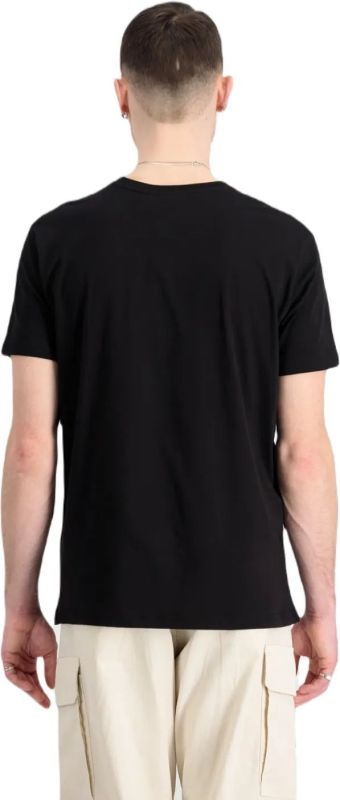 ALPHA INDUSTRIES Tričko BASIC Carbon - black/silver (100501CB/423)