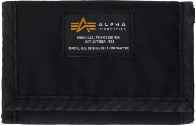 ALPHA INDUSTRIES Peňaženka Crew II - black (146940/03)