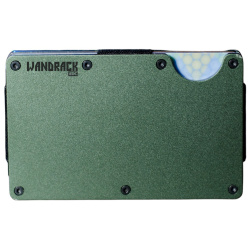 WANDRACK EDC peňaženka BlackLogo - dark green aluminium