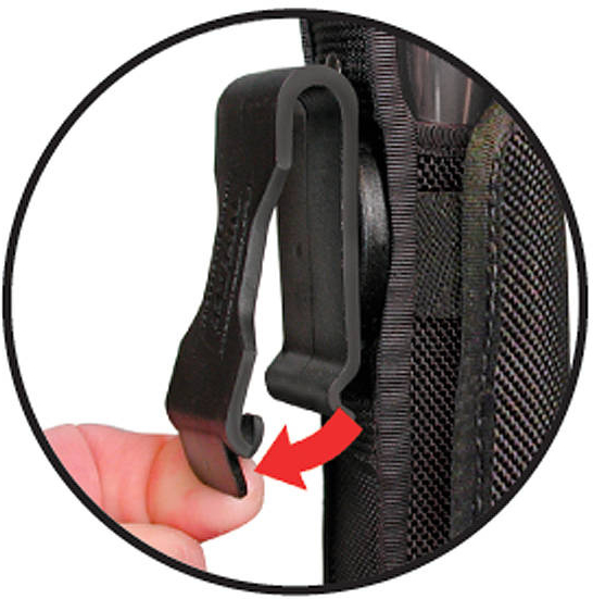 NITE IZE Kapsa na opasok pre svietidla - black (LHS-03)