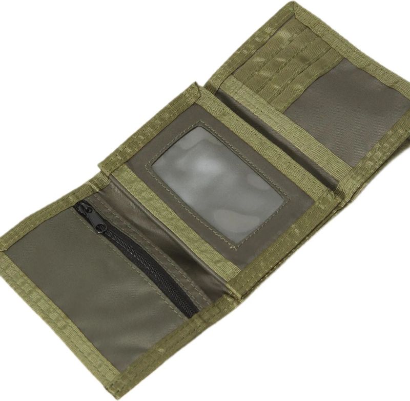 ALPHA INDUSTRIES Peňaženka Combat Label - dark olive (156951/142)