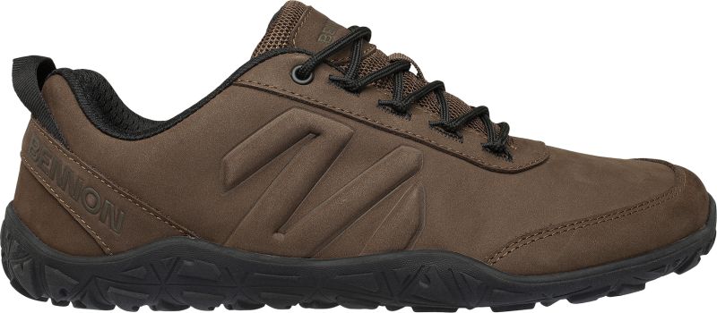 BENNON Poltopánky Barefoot Leather - black / brown (1037060059)
