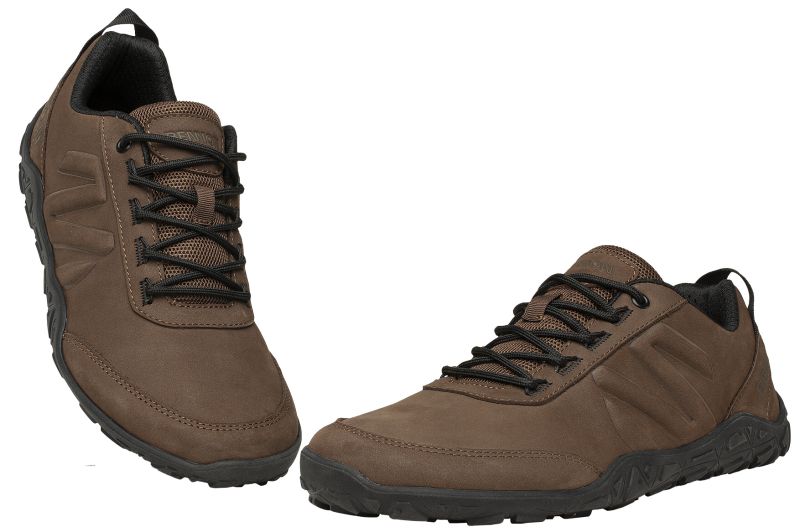 BENNON Poltopánky Barefoot Leather - black / brown (1037060059)