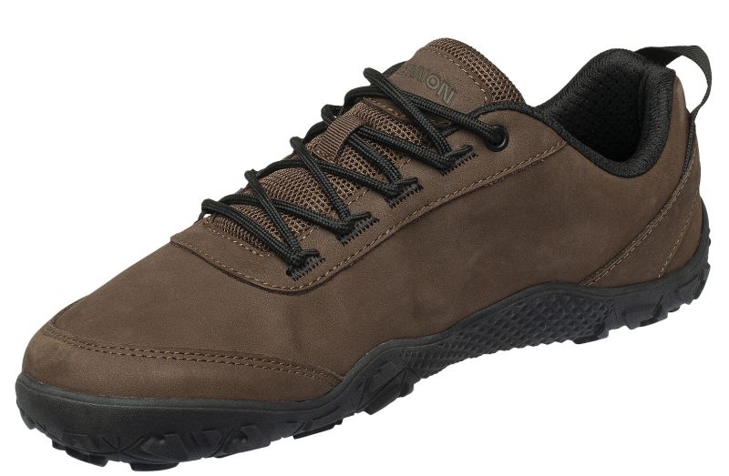 BENNON Poltopánky Barefoot Leather - black / brown (1037060059)