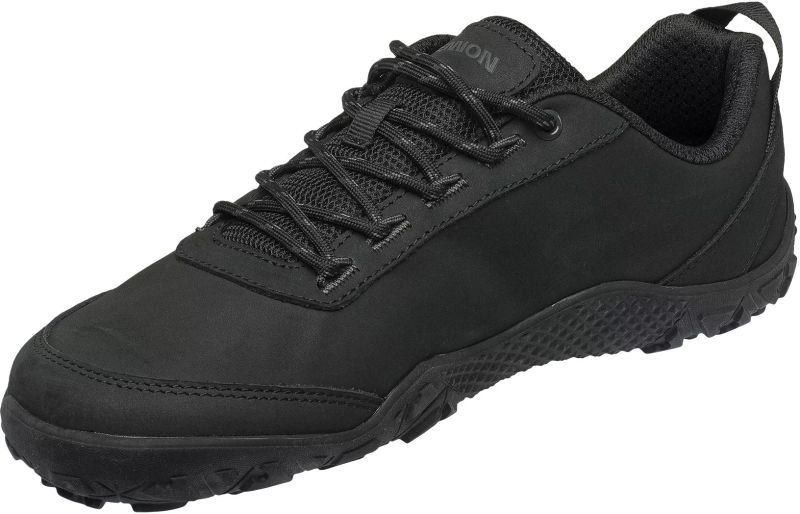 BENNON Poltopánky Barefoot Leather - graphite black (1038060065)